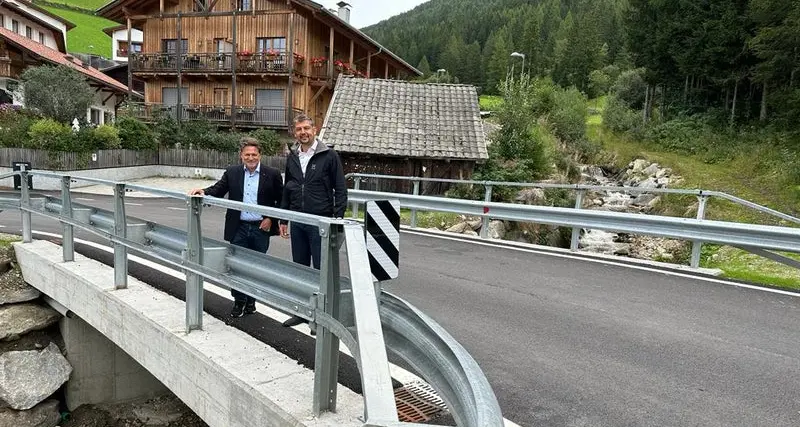 Ricostruito il ponte a Gais: «Ora più stabile e sicuro»