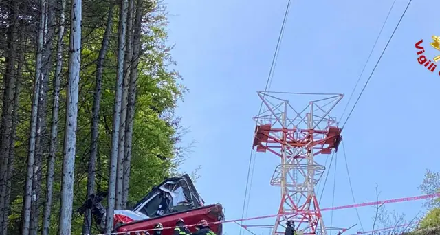 Mottarone: perizia, 68% fune già rotta prima tragedia