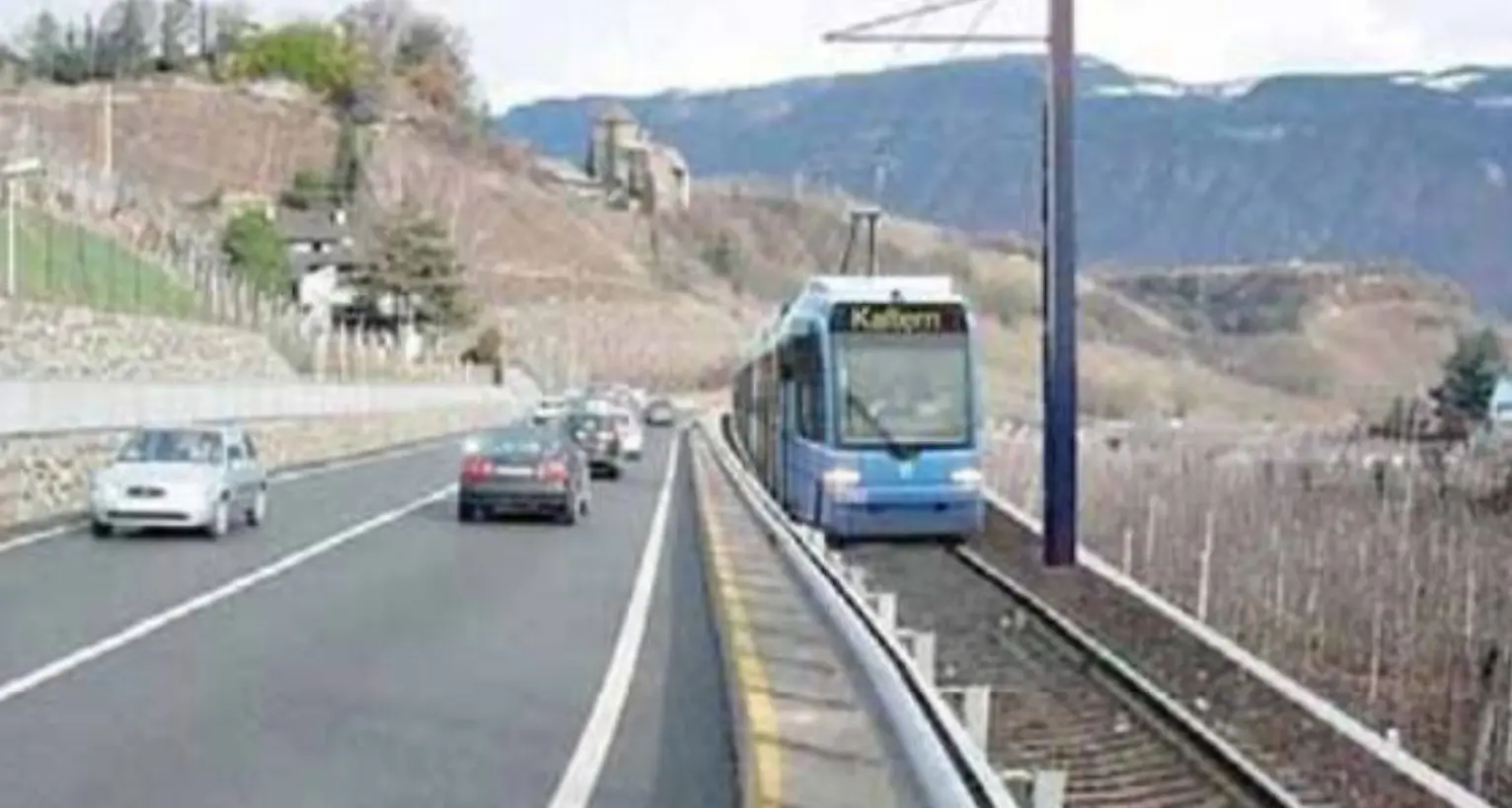 Via libera al tram di collegamento tra Bolzano e Caldaro