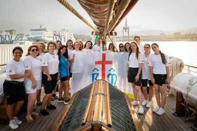 Dall'Ucraina alla Sicilia, i giovani di Ivano-Frankivsk a bordo della Nave Italia