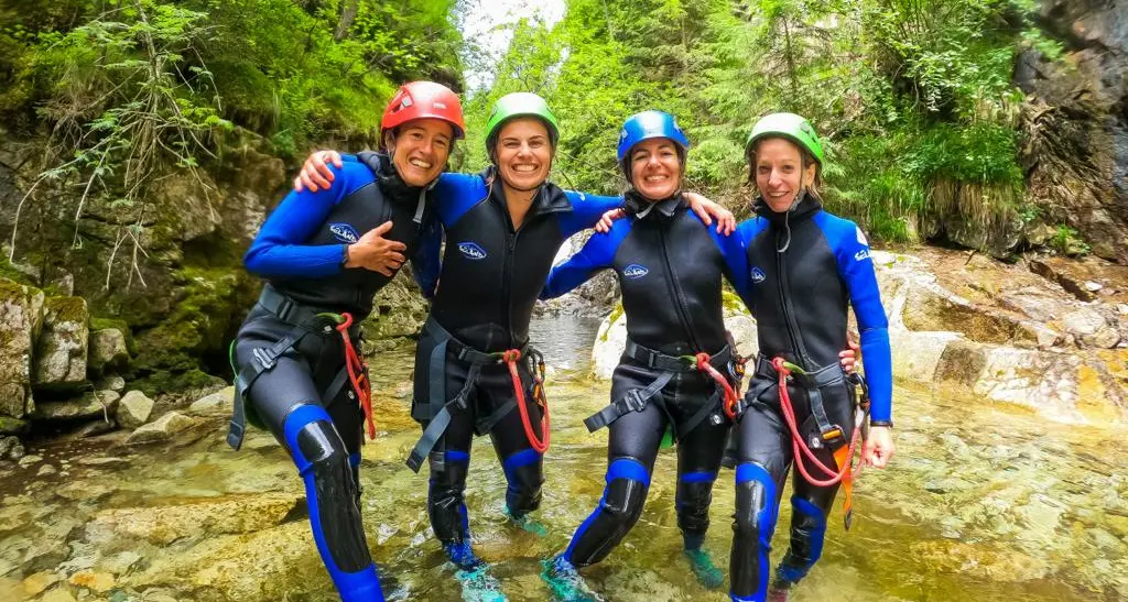Il canyoning in Lagorai? Le Donne di Montagna lo hanno provato per voi