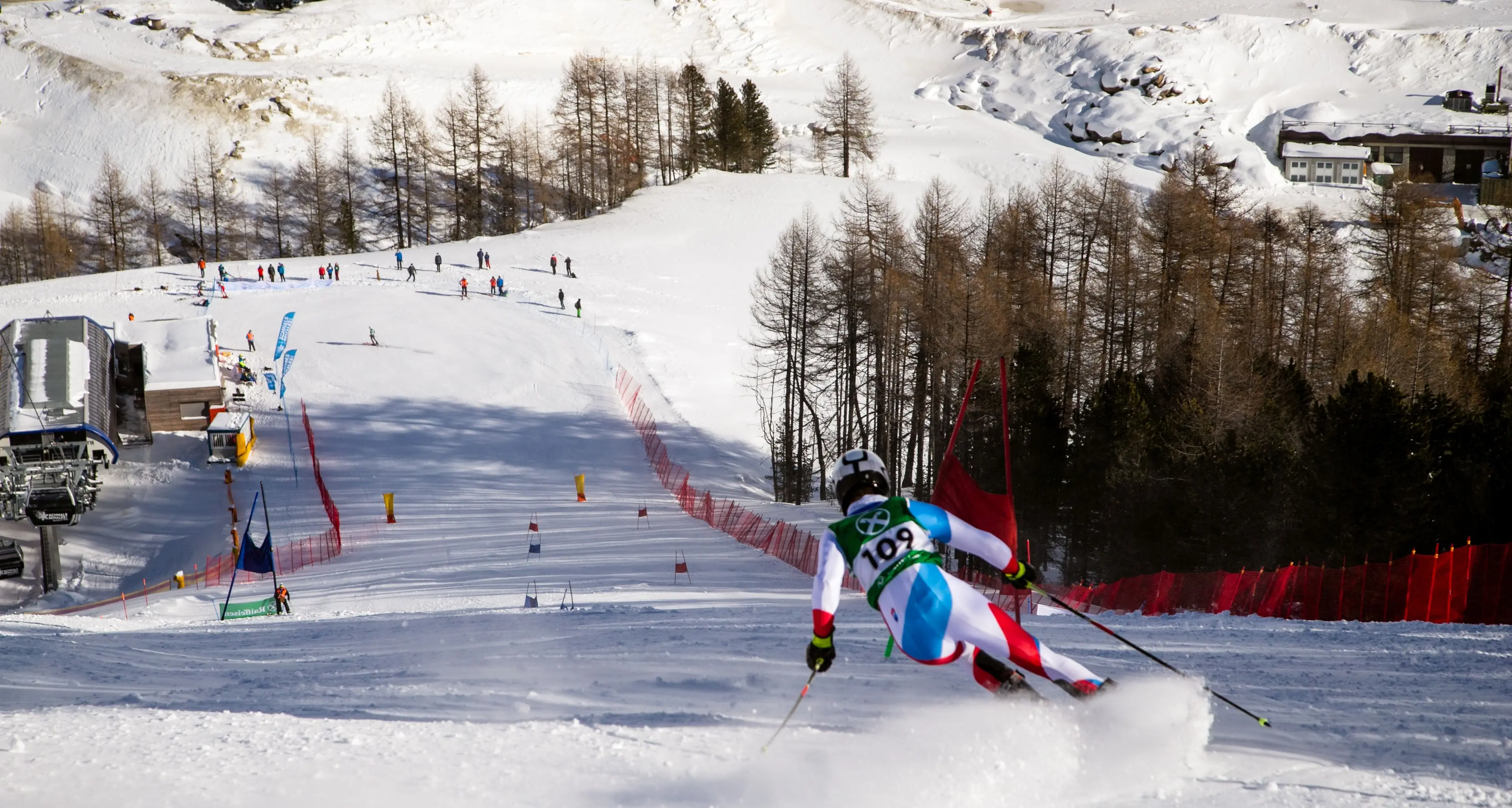 Giovani talenti altoatesini dello sci inaugurano la nuova pista Lazaun nella Alpin Arena Senales