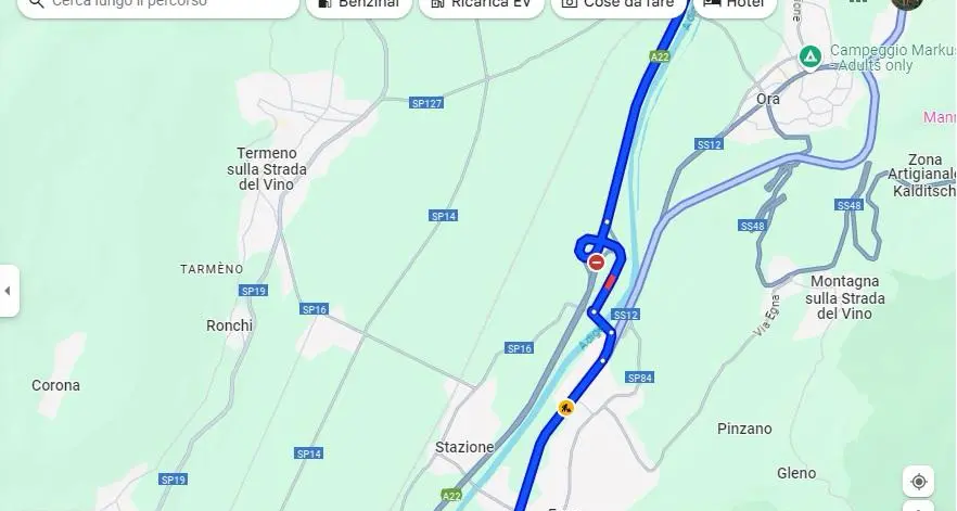 Nuova “chiusura fantasma” dell’Autobrennero per colpa di Google Maps