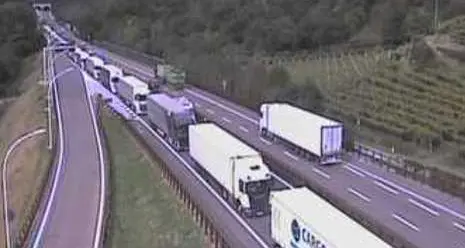 Disagi sull’A22, code di 6 chilometri tra San Michele e Bolzano Sud in direzione nord