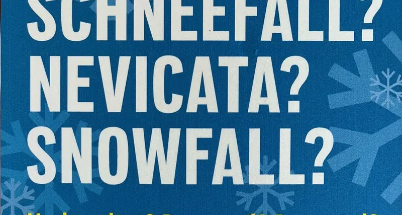 Nevicate nelle valli, campagna per viaggiare in sicurezza