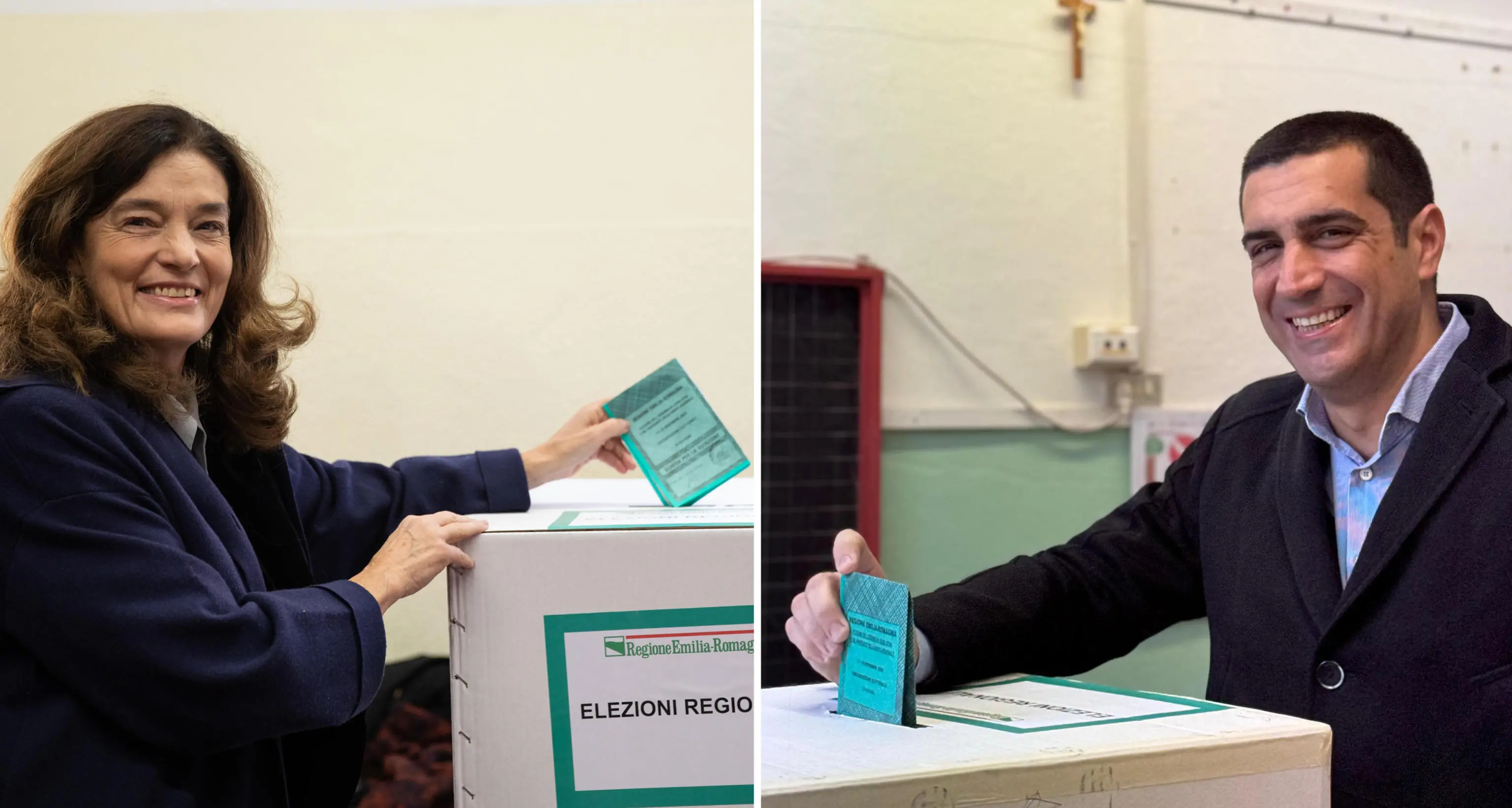 E-R: prima proiezione Opinio-Rai; De Pascale al al 56,8%