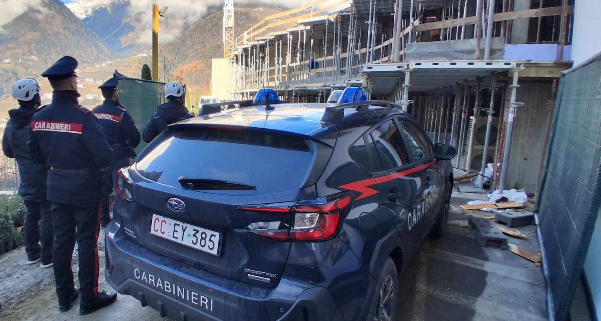 Sicurezza nei cantieri del Burgraviato, controlli a Scena: scattano sanzioni