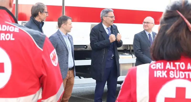 Nuovi mezzi per la Croce Rossa altoatesina: l’incontro con il presidente Valastro