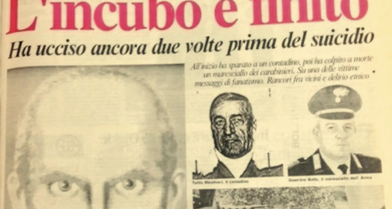 Uccise sei volte in un mese, 25 anni fa l’incubo “mostro di Merano”