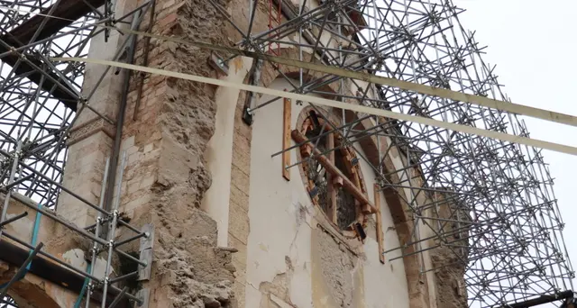 Nella cripta della Basilica di Norcia, messa in sicurezza