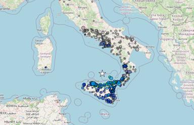 Sequenza sismica al largo della Sicilia, 60 terremoti in una settimana