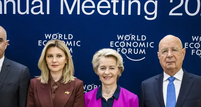 Davos:von der Leyen all'Ucraina, aiuti Ue finché servirà