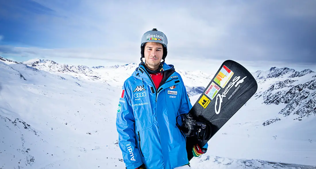 Snowboard, brutta caduta per il meranese Visintin: è stato portato via in elicottero