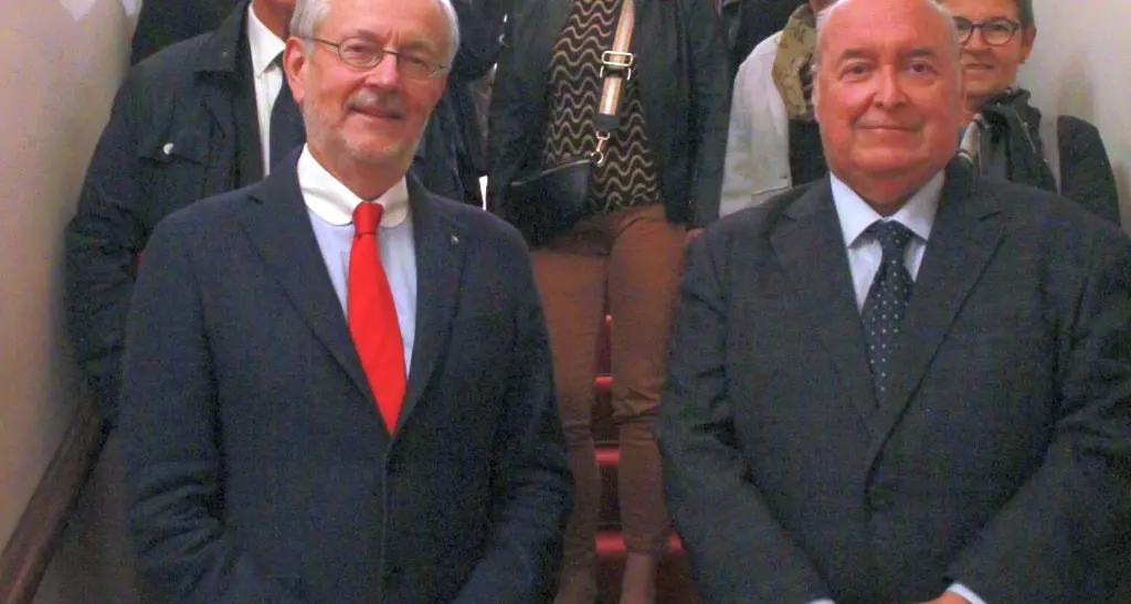 Camere di commercio di Bolzano e Trento, Ebner ringrazia Giovanni Bort