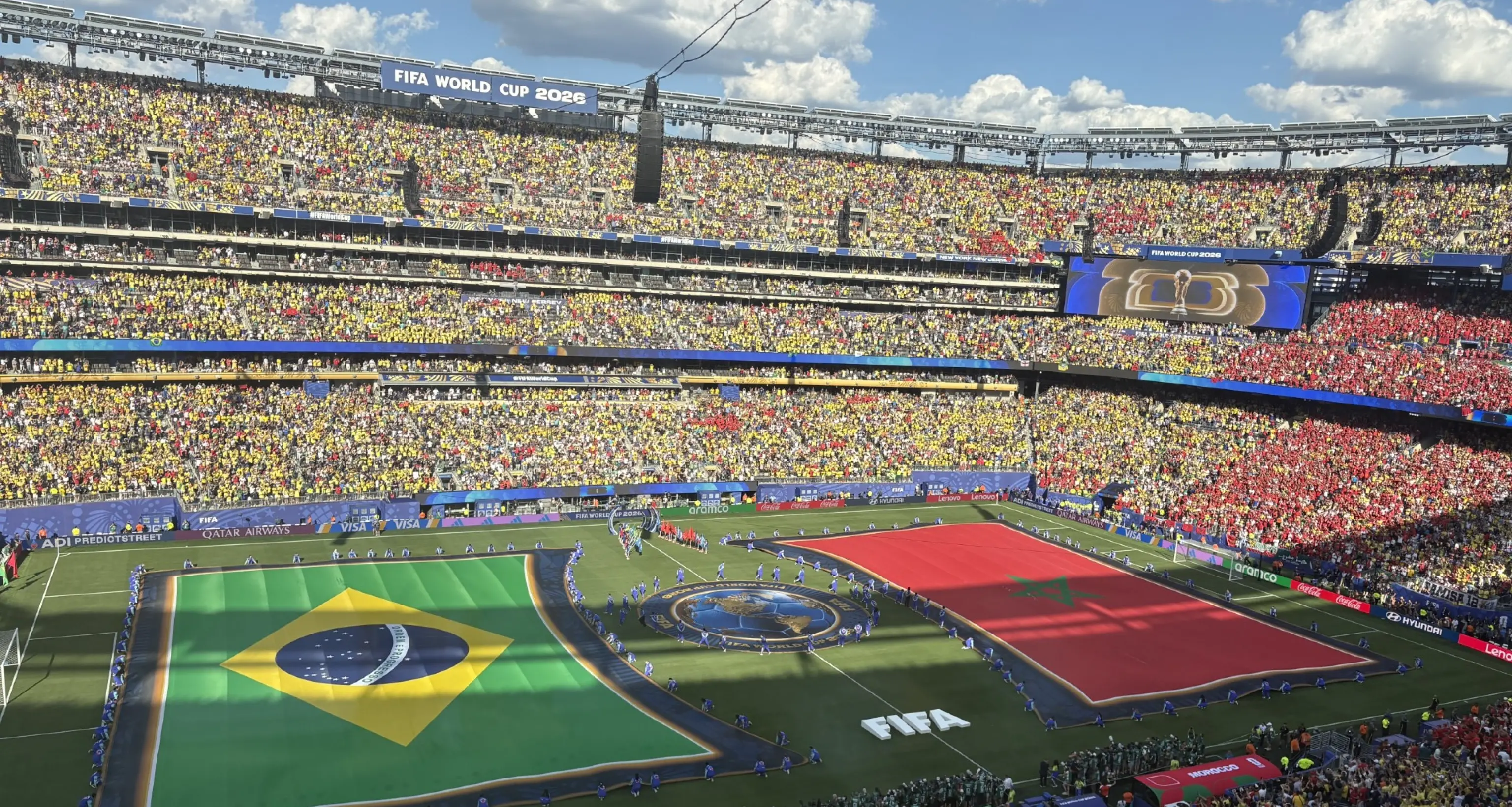Mondiali: da Ronaldo a Tom Brady, sugli spalti per Brasile-Marocco anche Mamdani