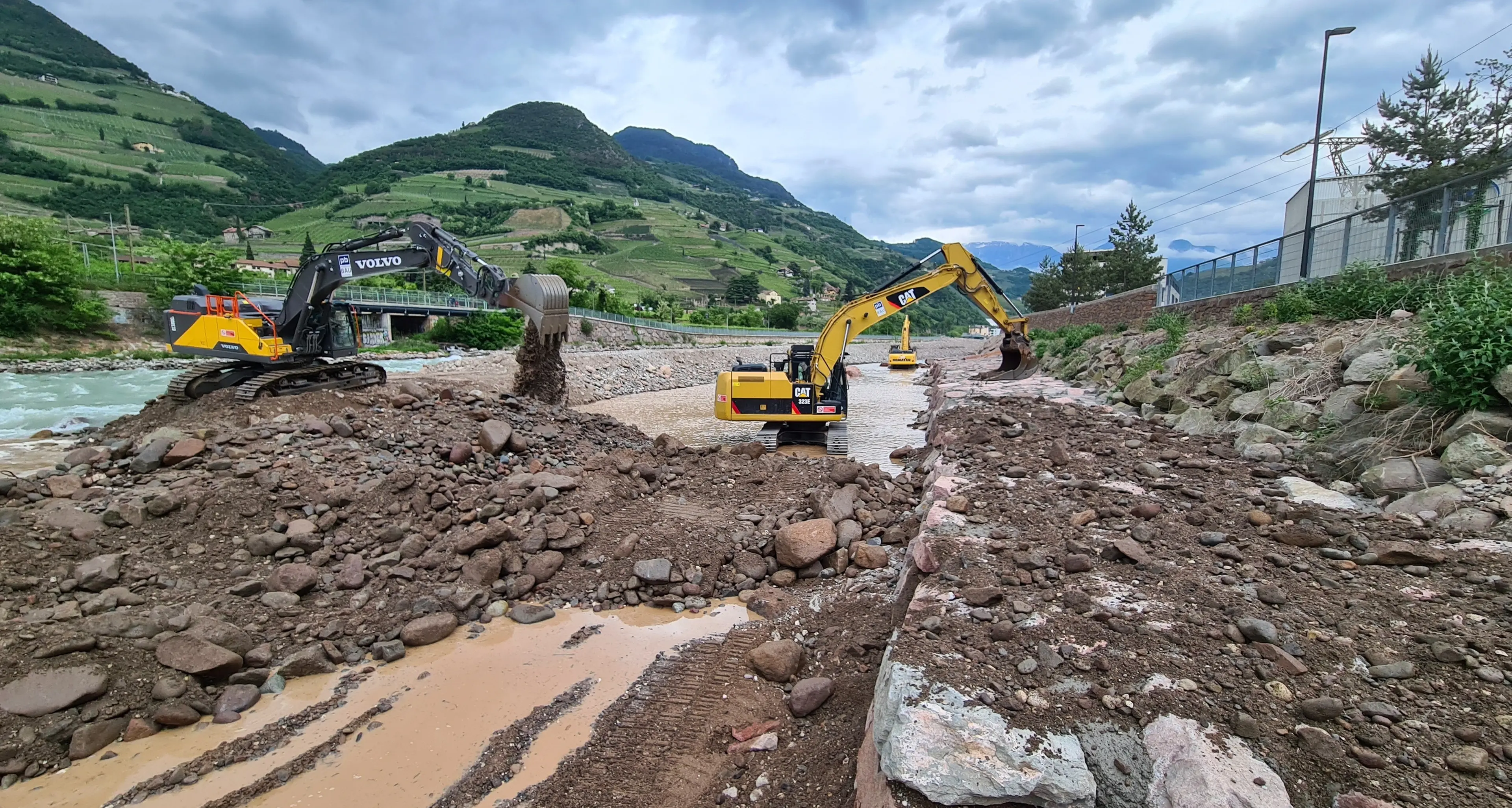 Fiume Isarco, al lavoro per garantire la sicurezza in caso di piena