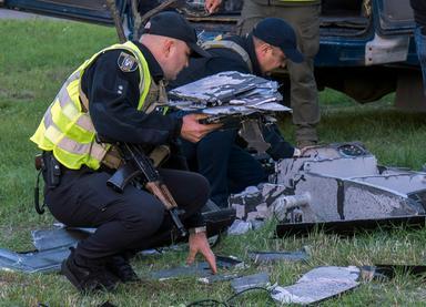 Drone russo colpisce una scuola a Kiev, strage sfiorata, illesi i bambini