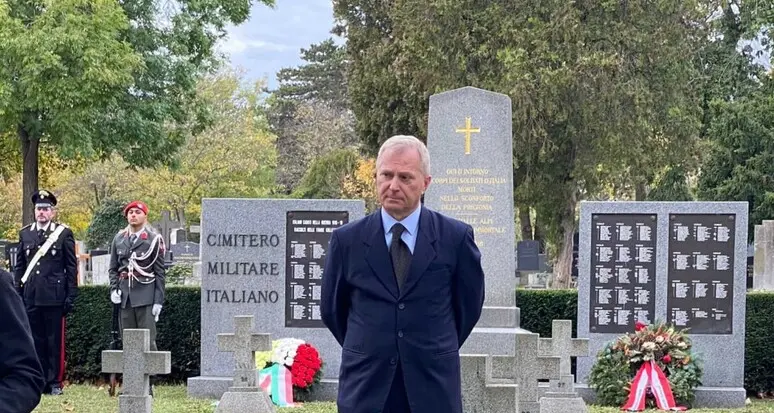 Ricordati i militari italiani caduti sepolti a Vienna
