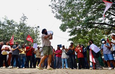 Una nuova protesta del 'Partito delle blatte' è prevista oggi a New Delhi