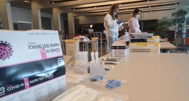 Richieste al minimo, a Bressanone chiudono le postazioni per i test nasali