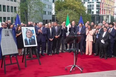 L'Eurocamera intitola uno dei suoi edifici a David Sassoli