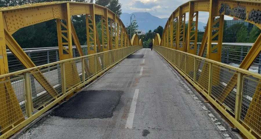 Manutenzione straordinaria, ponte giallo chiuso per tre mesi