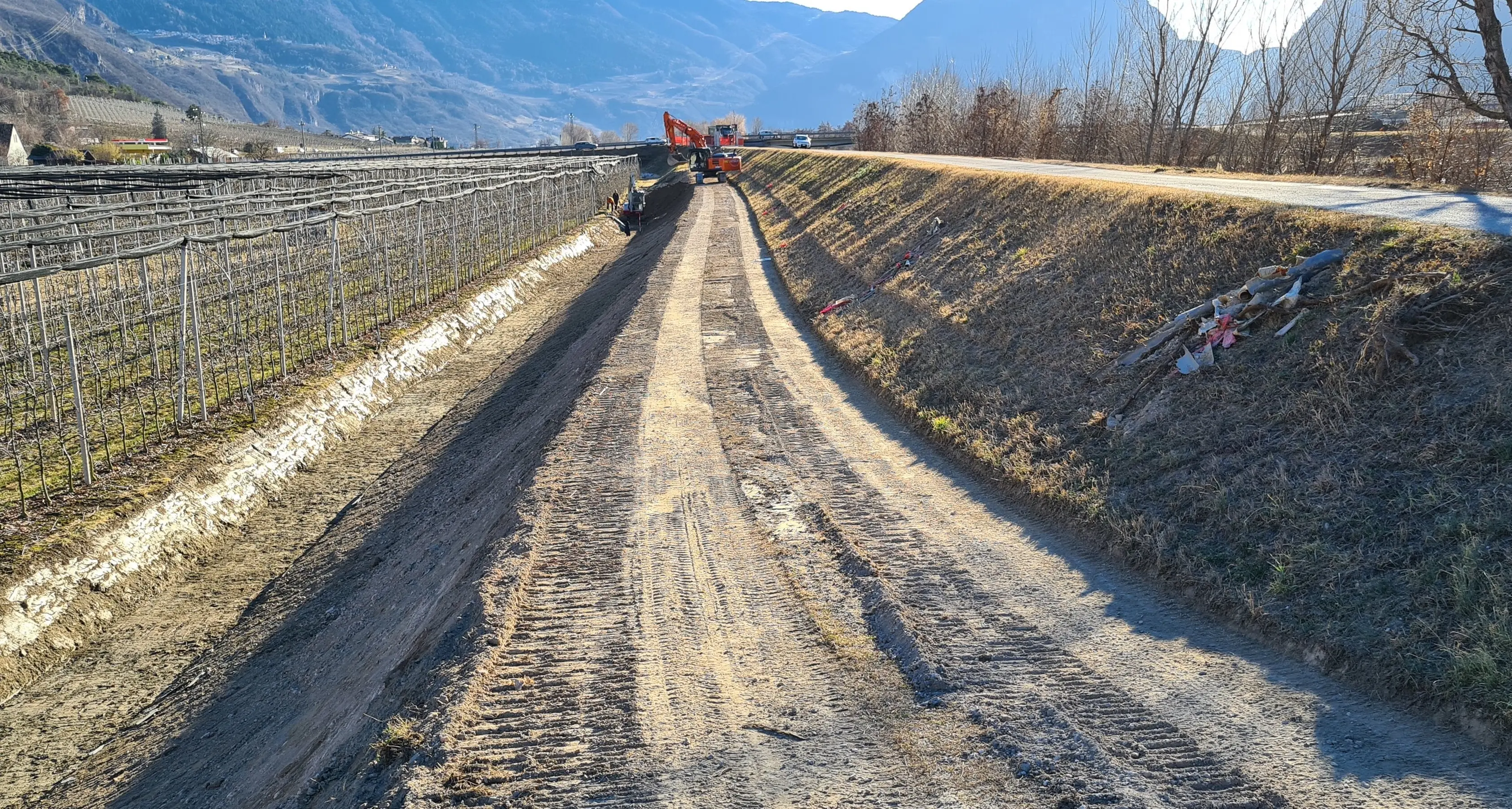 Adige più sicuro tra Ora e Vadena: rafforzati 1,6 chilometri di argini