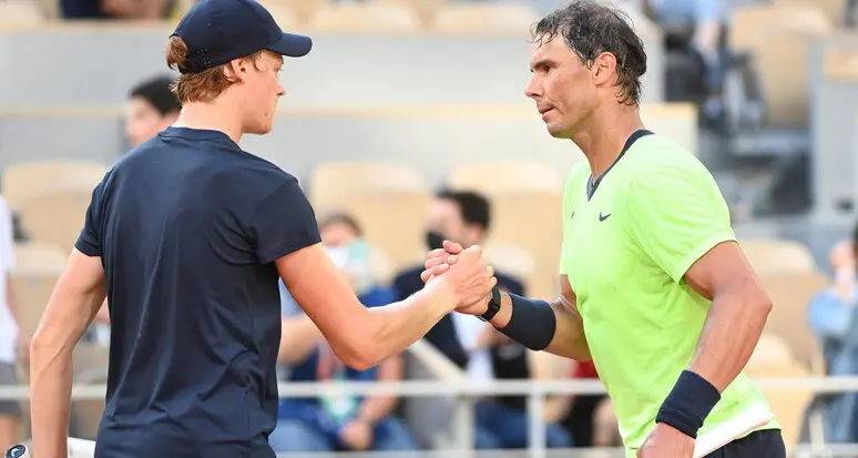 Rafa Nadal esalta Sinner: «È tremendo e ha una continuità impressionante»