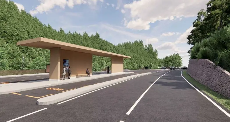 Consegna dei lavori per la rinnovata stazione dei bus di Ponte Nova