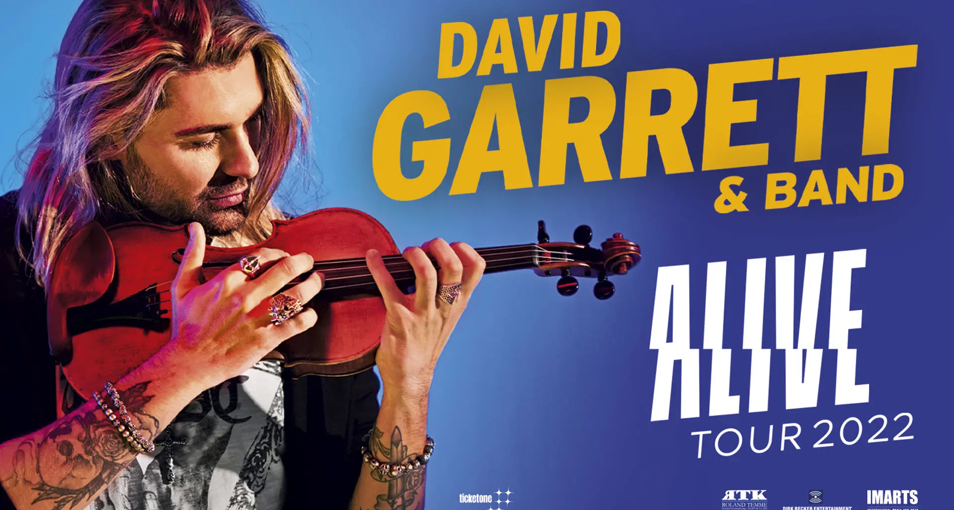 David Garrett al Palaonda di Bolzano l’11 maggio 2022