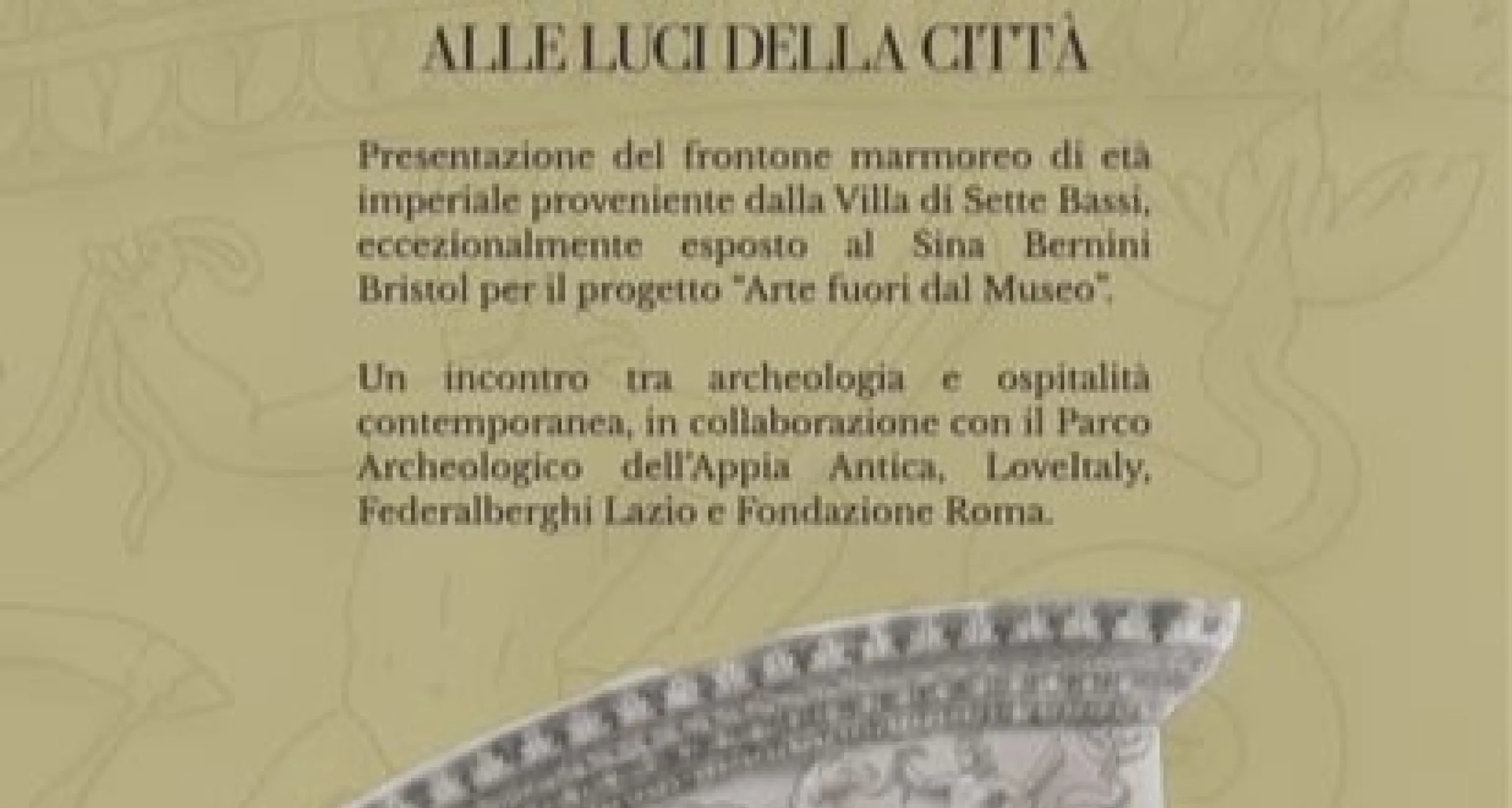 Il tritone della Villa dei Sette Bassi torna a splendere in un hotel a Roma
