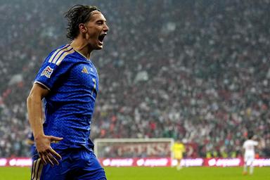 Nations League: Pio Esposito "Ci tenevo a segnare per dedicare il gol a mia nonna'