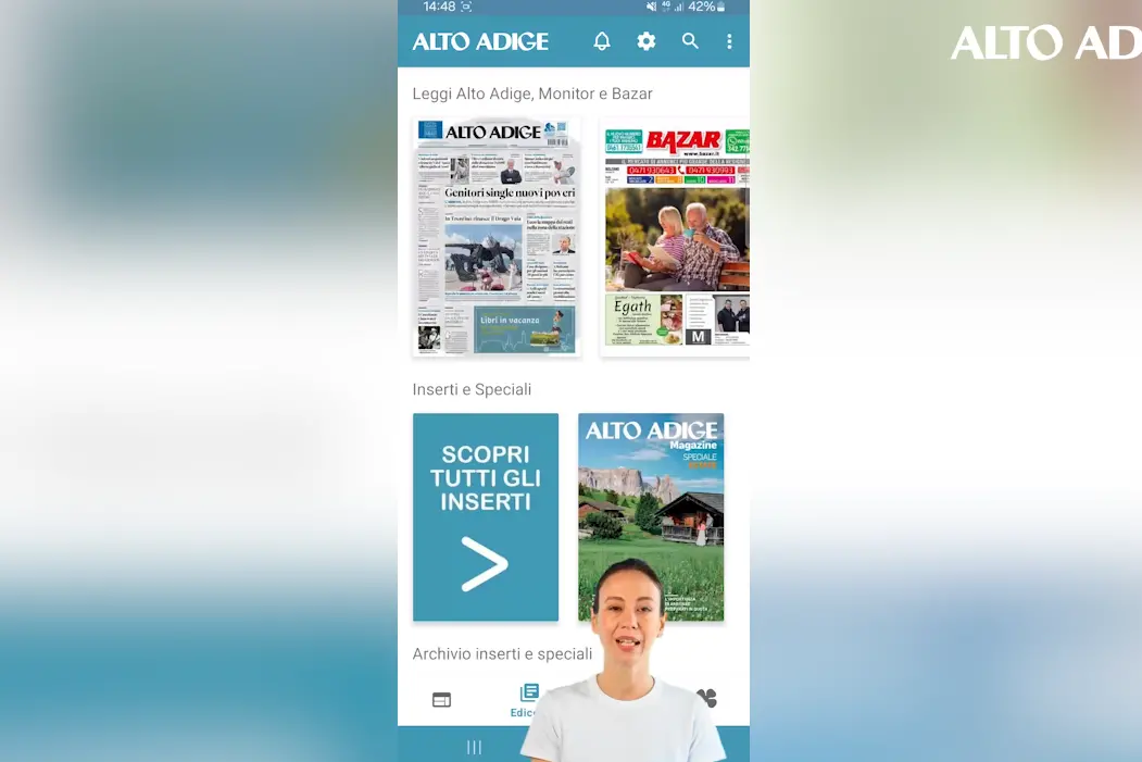 Tuffati nel digitale! Alto Adige ti regala 30 letture digitali per l'estate