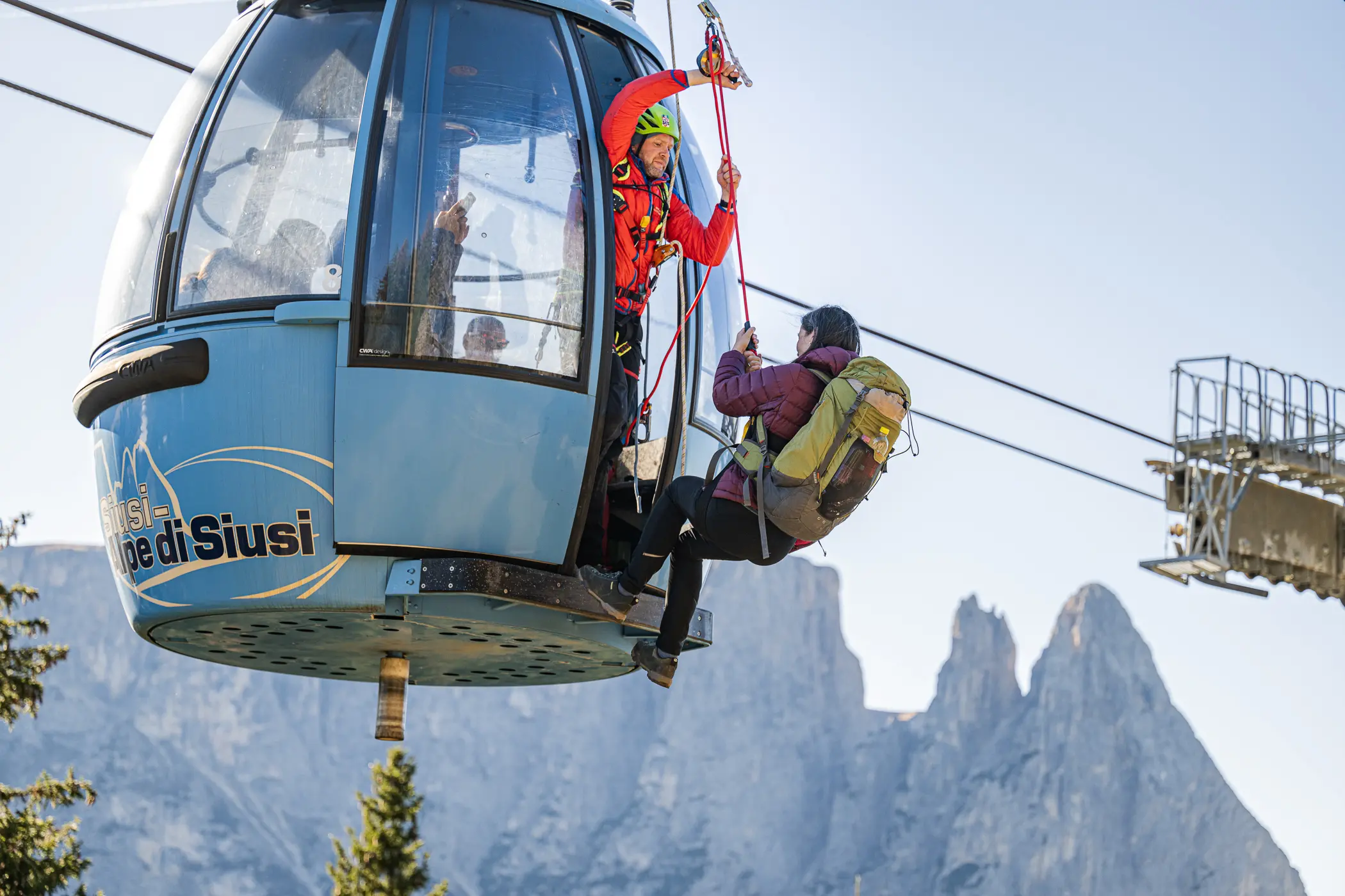 Alpe di Siusi, gli scatti dalla maxi-simulazione