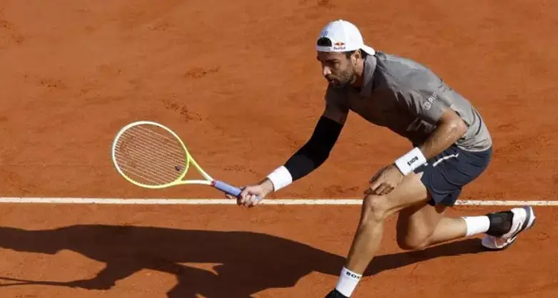 Matteo Berrettini al 3° turno a Roma, ko Fearnley