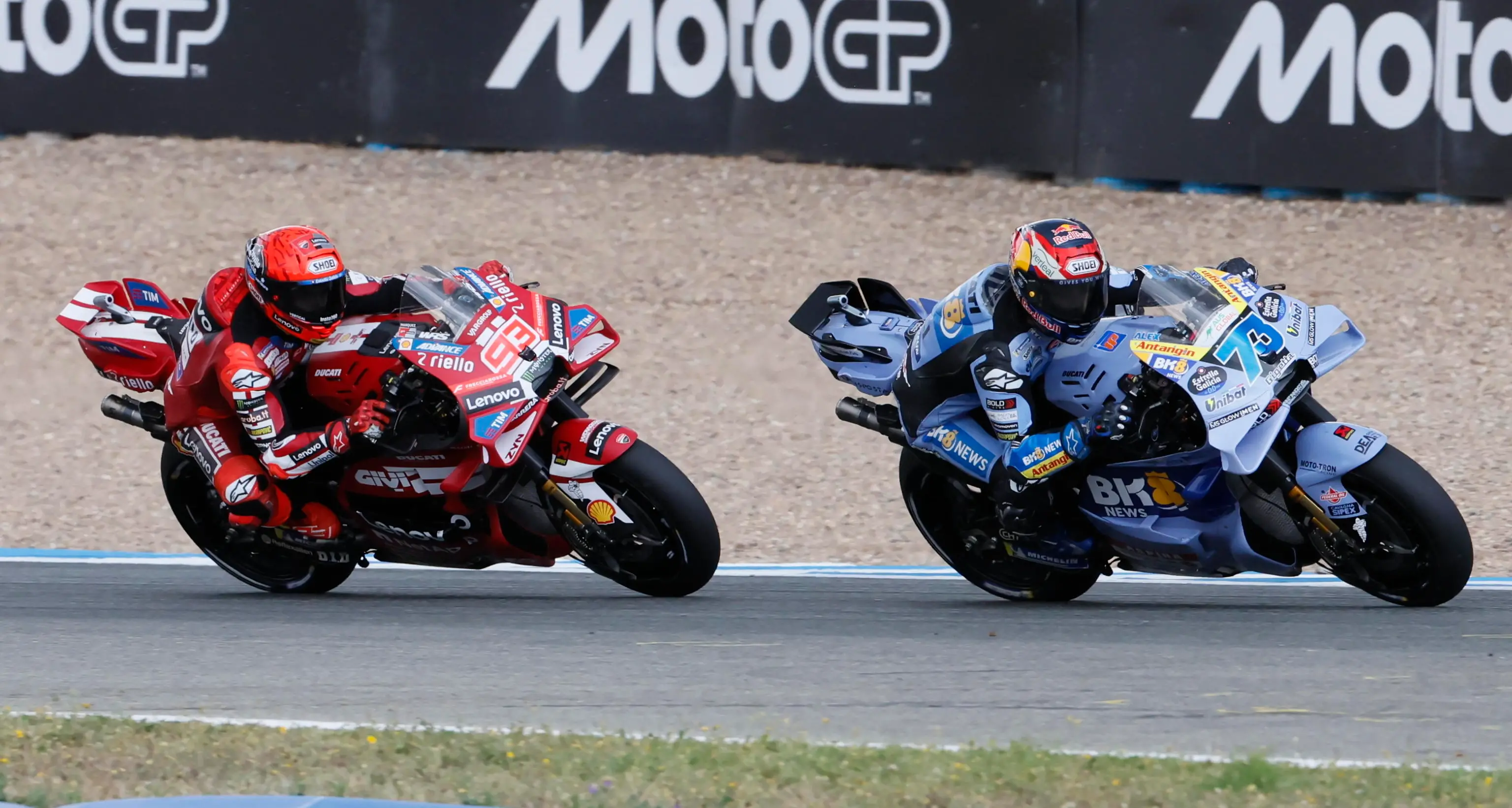 MotoGp: Spagna; vince Alex Marquez, seconda l'Aprilia di Bezzecchi
