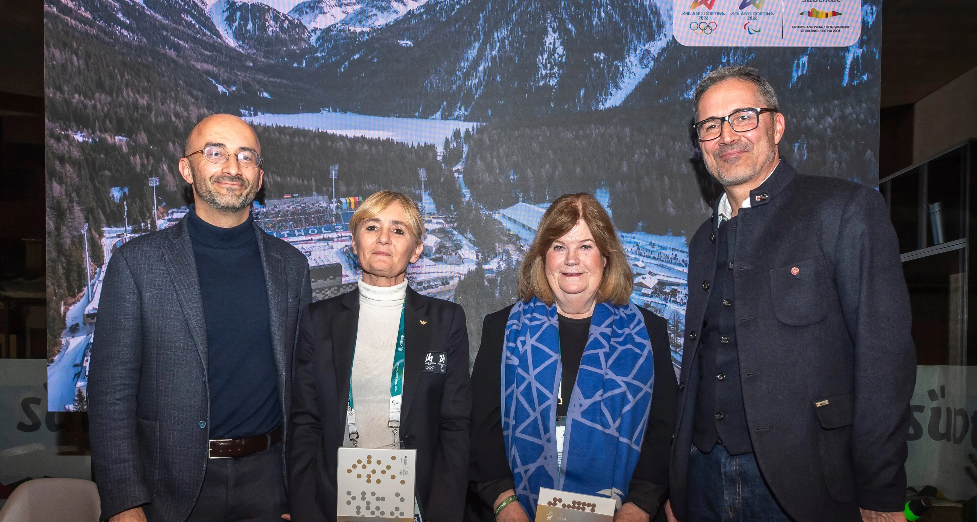 Anterselva, ospiti d’onore per l’avvio delle gare olimpiche 2026