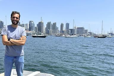 A nuoto attraverso lo Stretto di Messina, la sfida di Federico dopo la leucemia