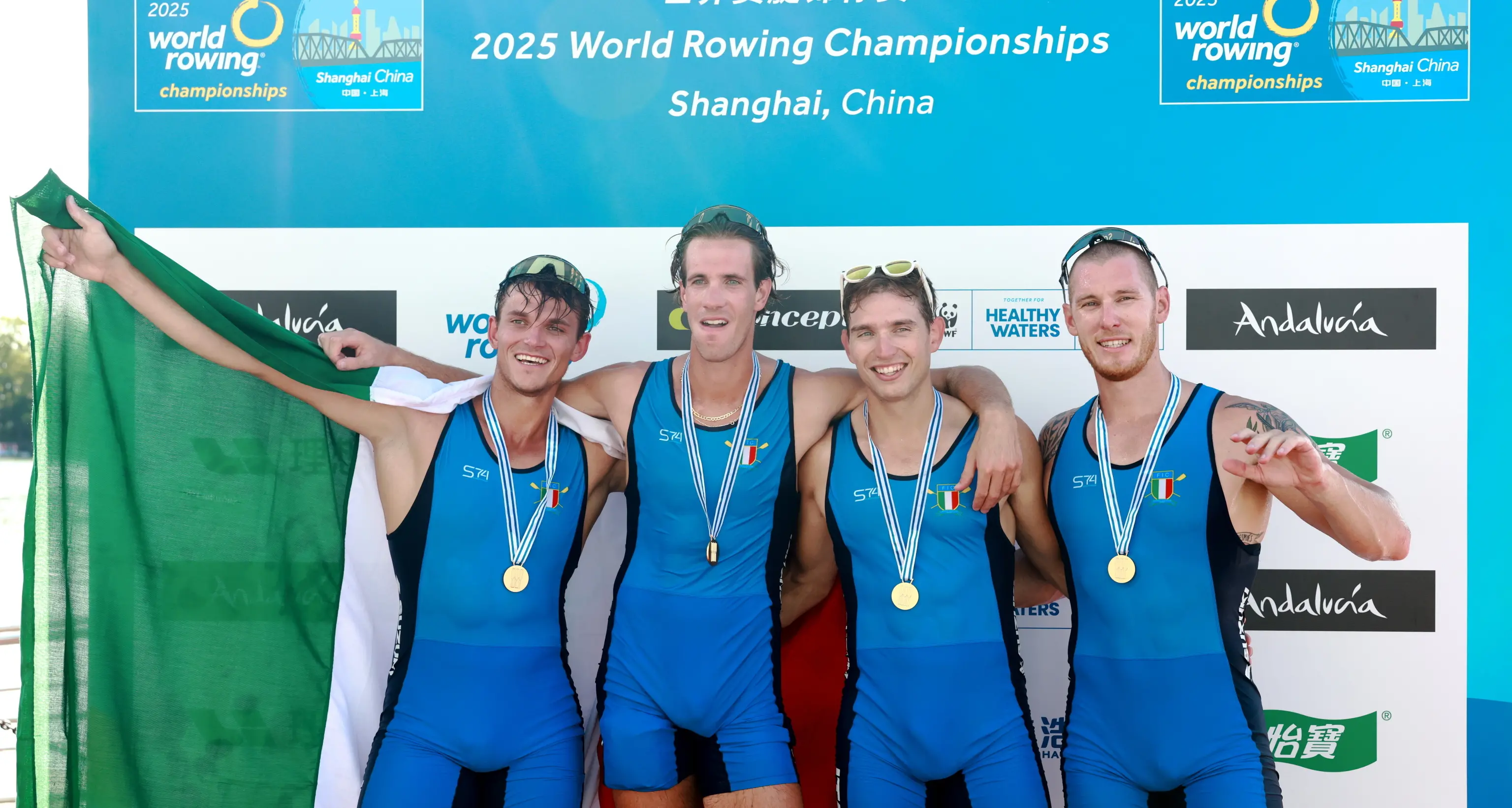 Canottaggio: Italia campione del mondo nel quattro di coppia