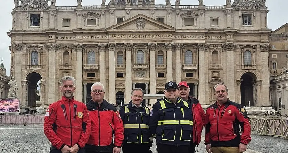 I volontari della Protezione civile dell’Alto Adige hanno incontrato Papa Leone XIV