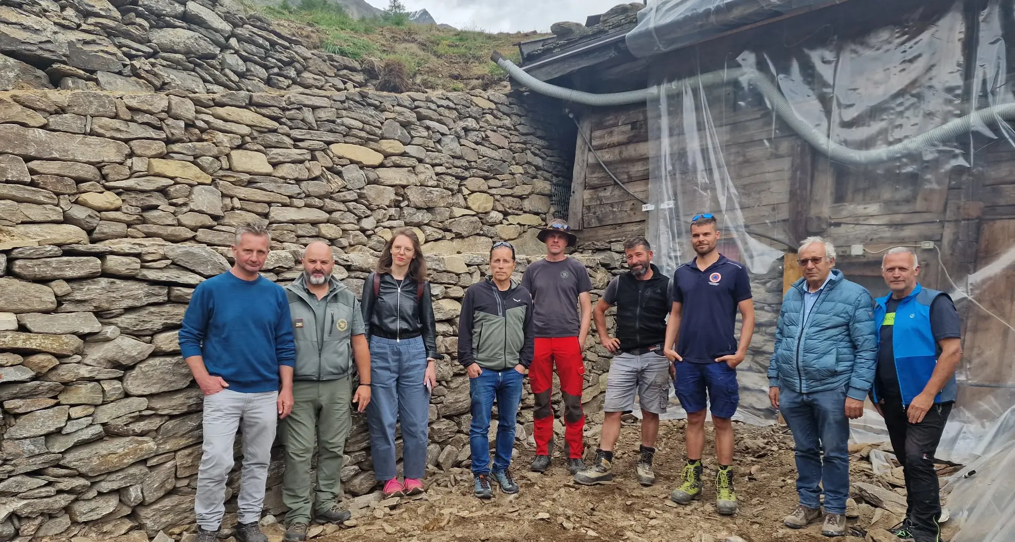 Senales, messo in sicurezza lo storico maso minacciato da un muro ceduto