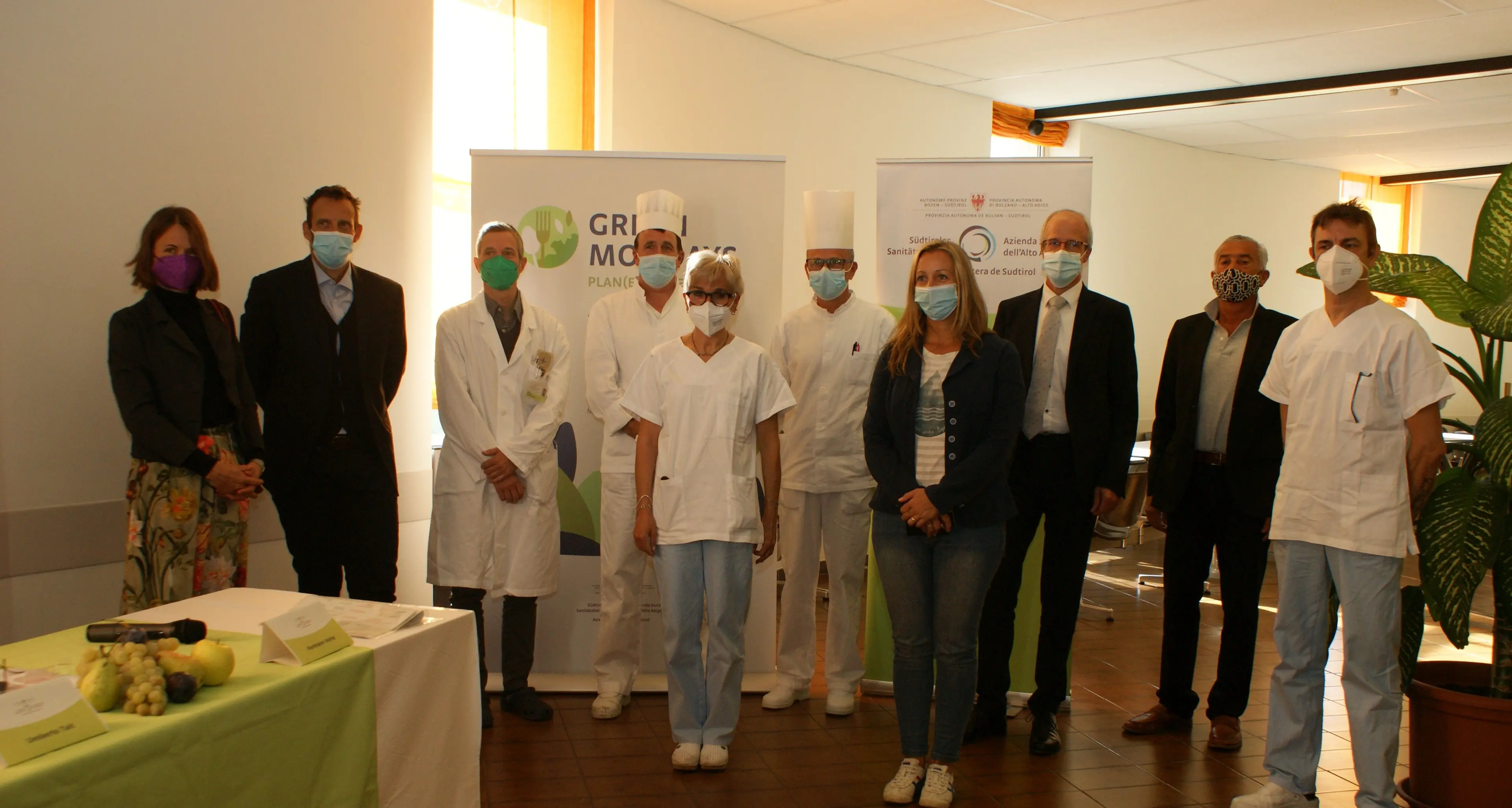 Primo lunedì “green” alla mensa dell’Ospedale di Bolzano