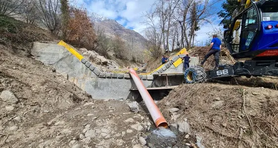 Opere contro le esondazioni sul Rio Trens e nel Burgraviato