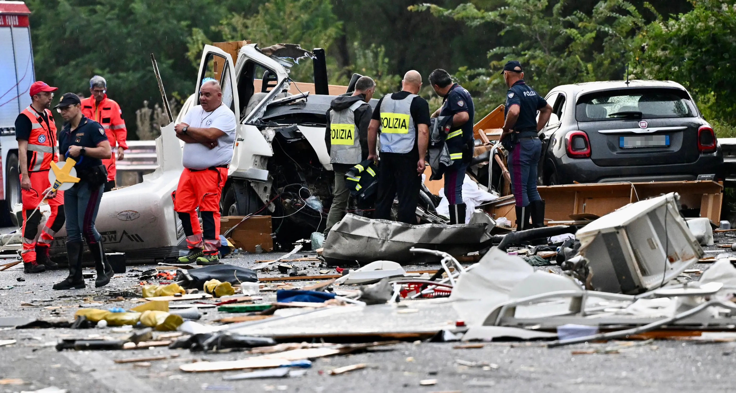 Presidente dell'Umbria: sei morti e 34 feriti nell'incidente sulla Terni-Rieti