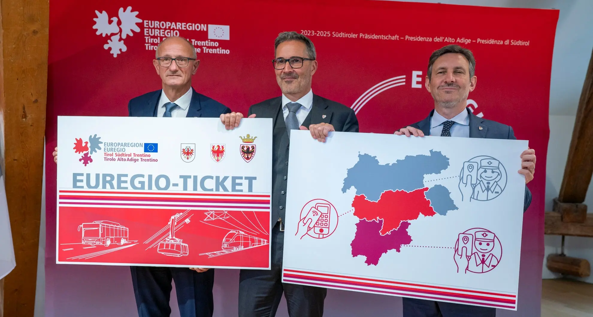 Euregio, ecco la Borsa del Lavoro transfrontaliera e il nuovo ticket unico per i trasporti