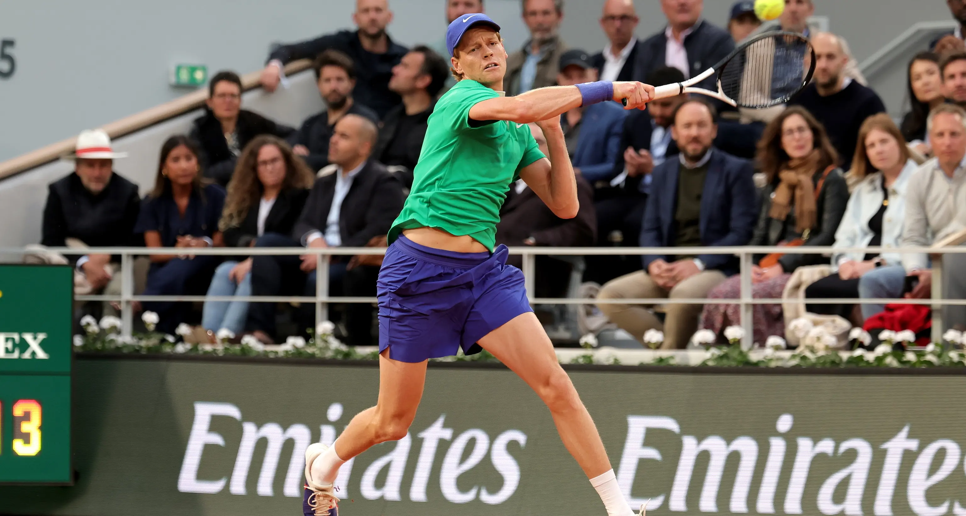 Roland Garros: francese Rinderknech ko, Sinner avanti facile
