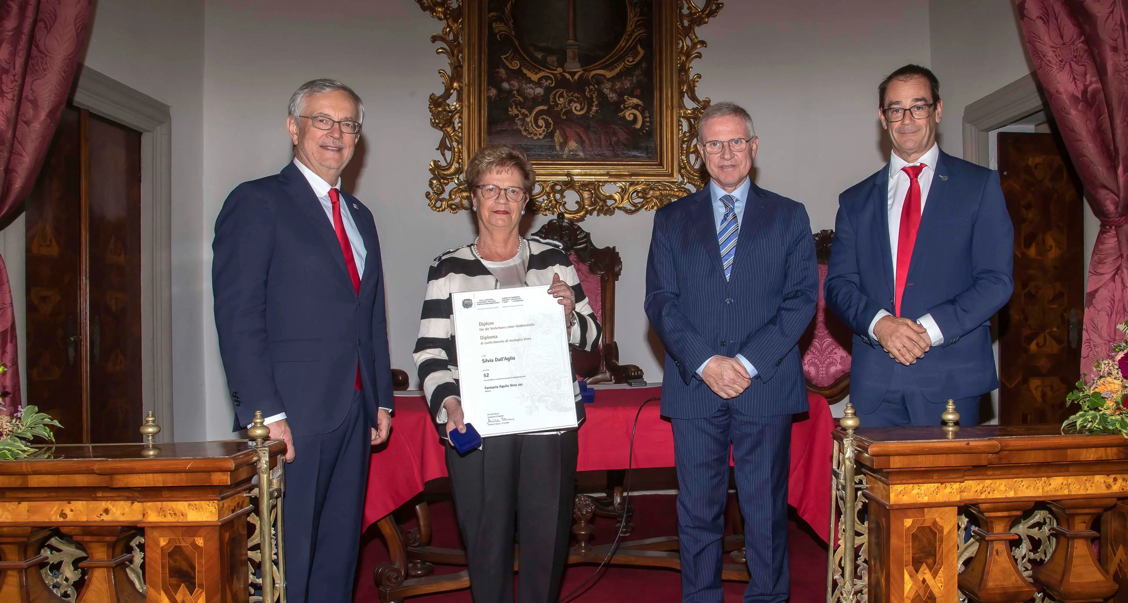 Dal maso in attività da sei secoli alla farmacista in servizio da 50 anni, ecco i vincitori del Premio economia Alto Adige