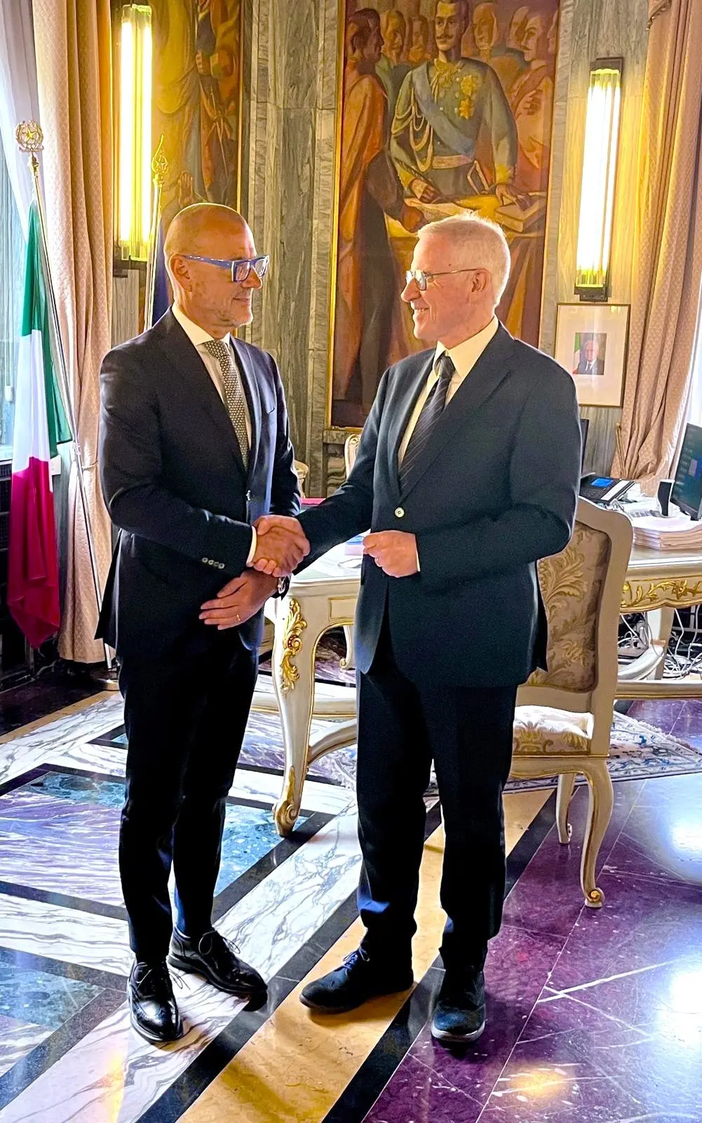 Primo incontro istituzionale tra il neosindaco Corrarati e il commissario del Governo Cusumano: la priorità è la sicurezza