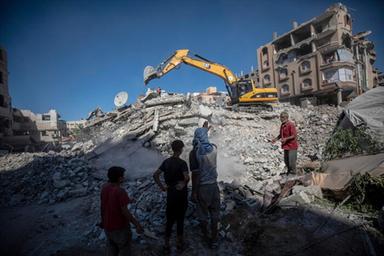 Oncologi, 'a Gaza il 15% dei detriti è contaminato da amianto'