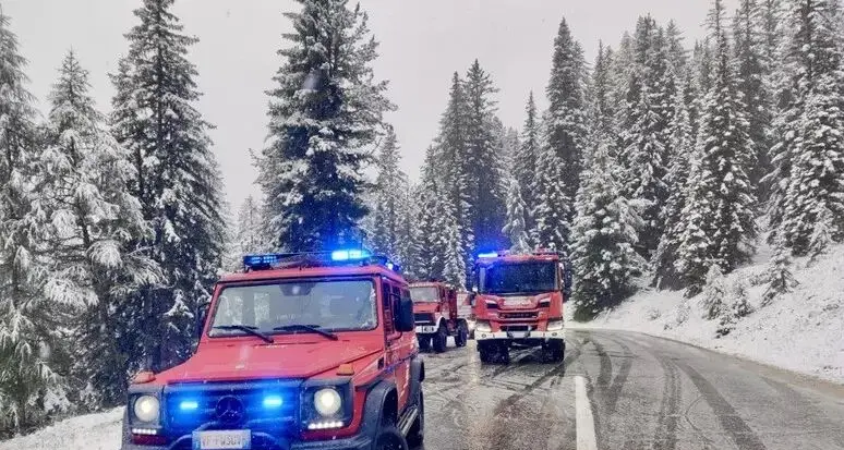 Neve in arrivo in Alto Adige: l’allerta dei vigili del fuoco